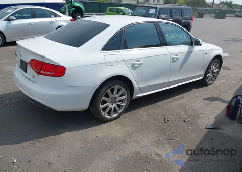2012 Audi A4 2.0T Premium z USA, uszkodzony, nr VIN WAUFFAFL0CN018731